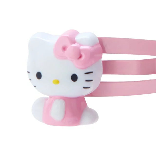 Sanrio Hello Kitty Hair Clip 2-Pack (Pink Bow)