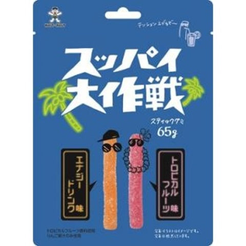 Wanwan Japan Suppy Daisakusen Energy Drink & Tropical Fruit Flavor 65g Yui mart