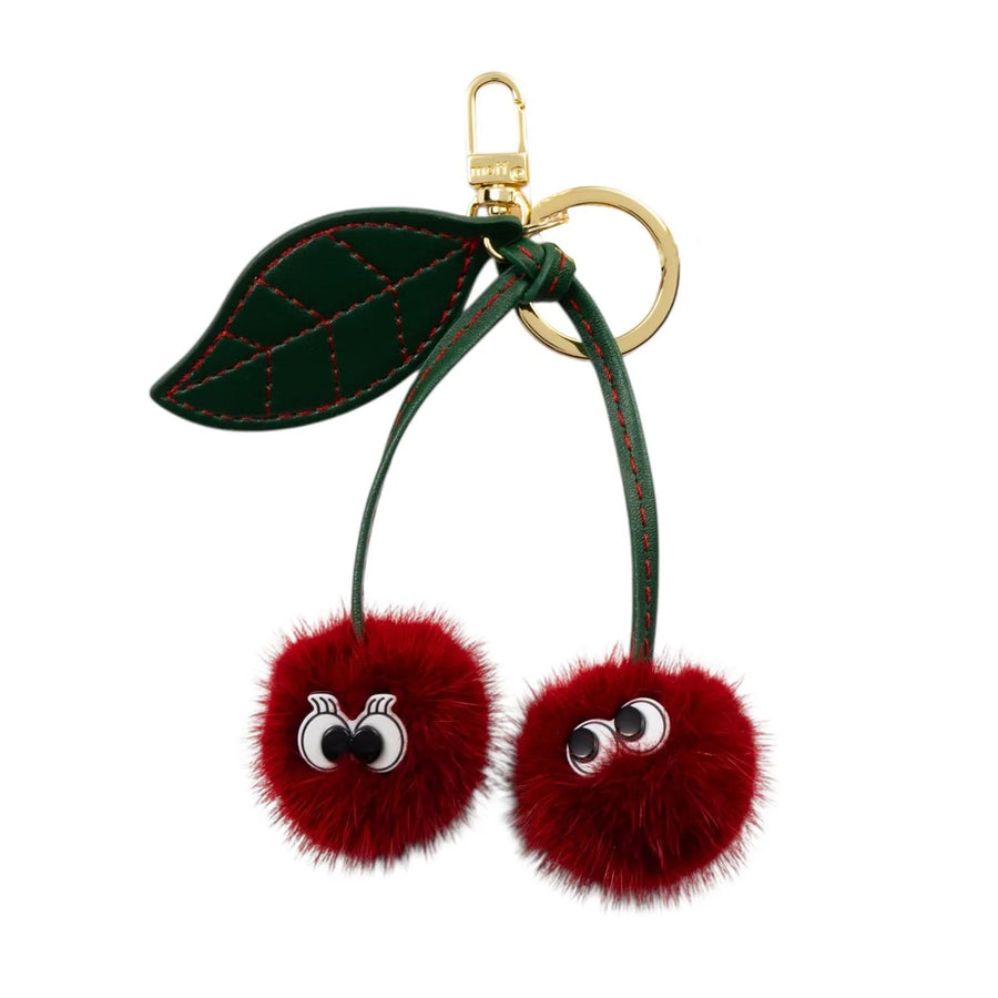 Floats! Cherry Bag Charm/Key Chain, Red Yui mart