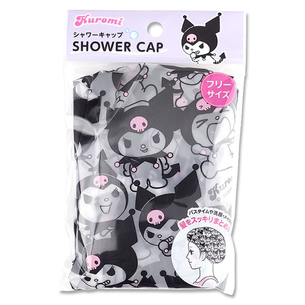 SANRIO Kuromi shower cap bath and beauty hair cover from Japan