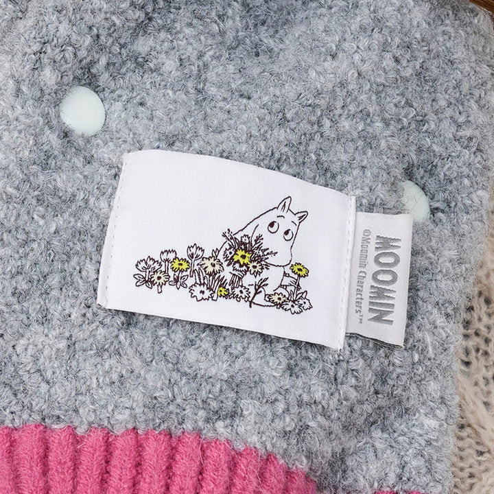 MOOMIN x macocca gray snood tippet detail 3