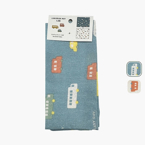 Car-Patterned Cotton Placemat Yui mart