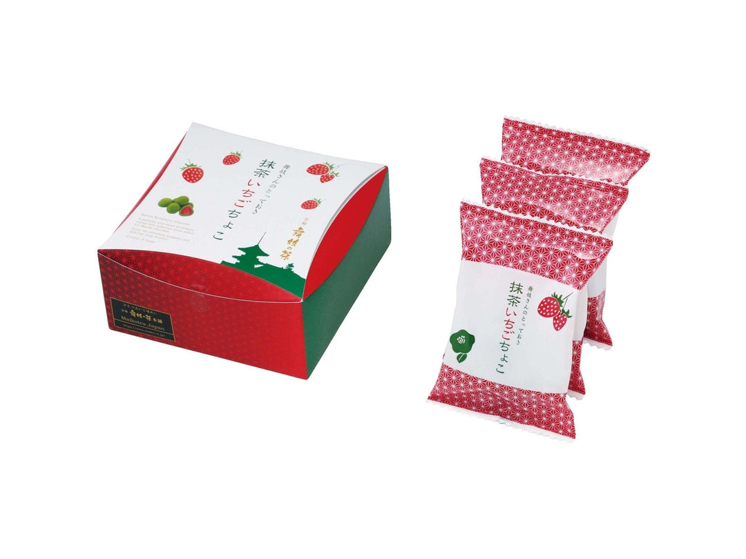 Maiko no Cha Honpo Uji Matcha Chocolate-Covered Strawberries – 3 Packs Maiko no Cha Honpo