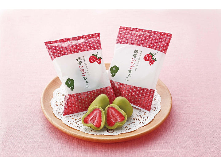 Maiko no Cha Honpo Uji Matcha Chocolate-Covered Strawberries – 3 Packs Maiko no Cha Honpo