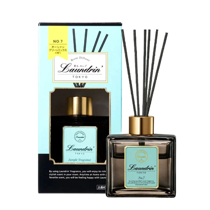LAUNDRIN Langdelin Indoor Reed Diffuser 80ml #NO.7 Ocean Green Fragrance