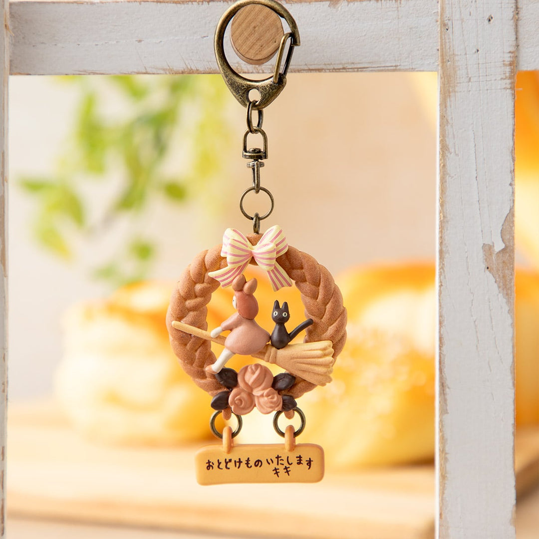 Kiki’s Delivery Service Guchokipanya Bread Wreath Keychain Benelic