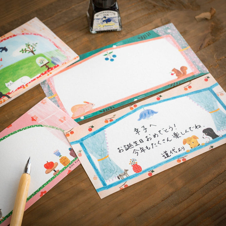 Cozyca Products Aiko Fukawa Little Window Mino Washi Mini Writing Pad Cozyca Products