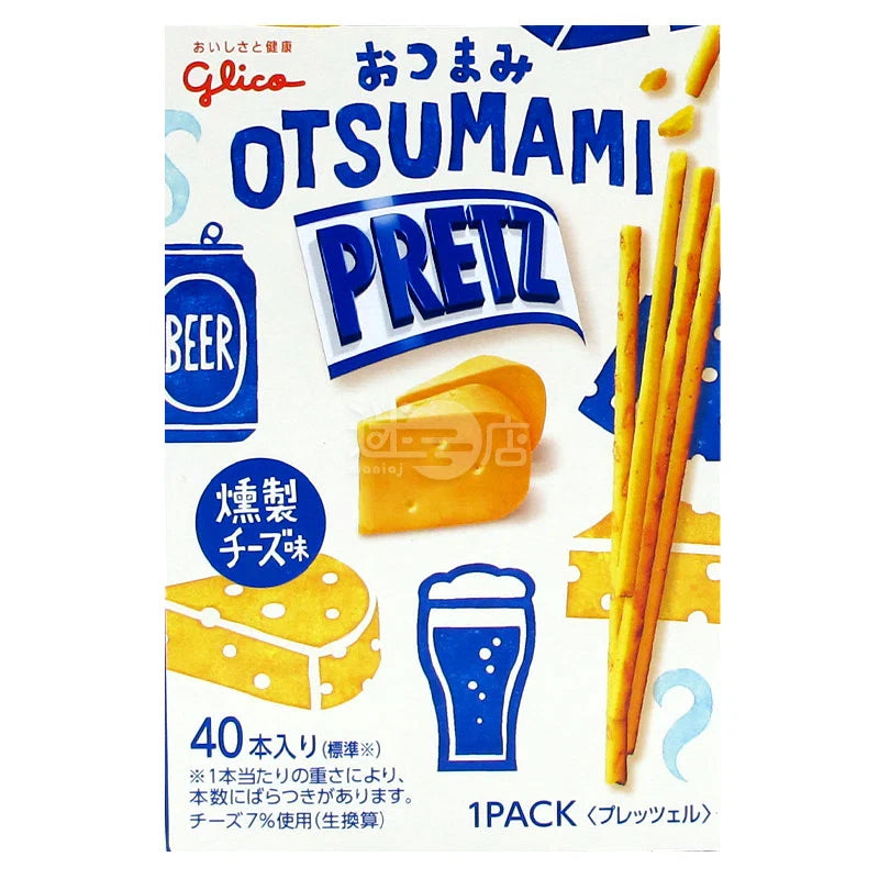 Glico Otsumami Pretz Smoked Cheese Snack Sticks 24g Glico