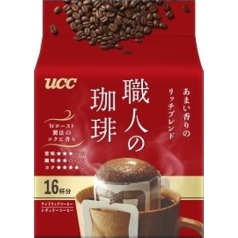 UCC SHOKUNIN COFFEE DRIP RICH BLEND 7gX16P Yui mart