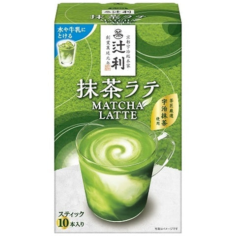 Tsujiri Matcha Latte (13g x 10 sticks) Yui mart