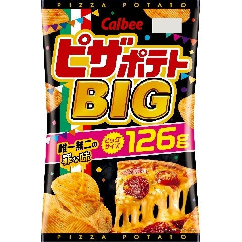 Calbee Pizza Potato BIG 126g Japanese thick-cut pizza flavor potato chips package