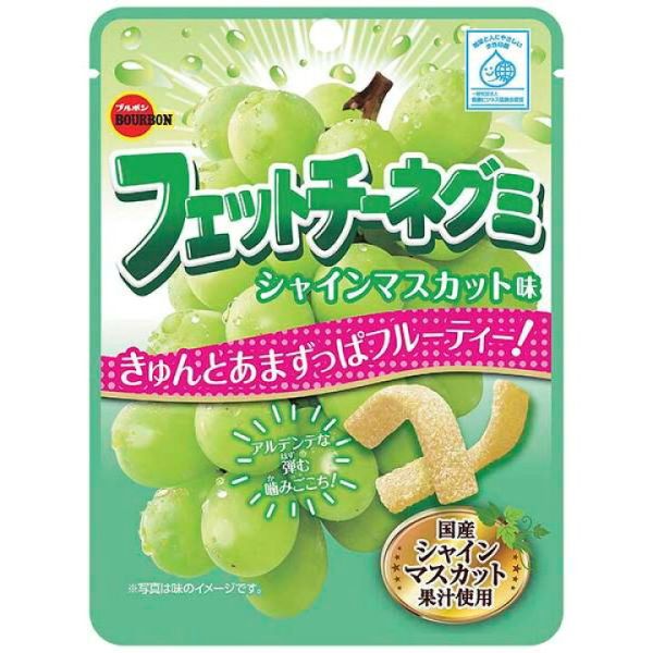 Bourbon Fettuccine Gummy Shine Muscat 47g