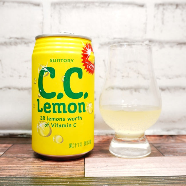 Suntory C.C. Lemon Carbonated Soda 350ml Can Suntory Foods