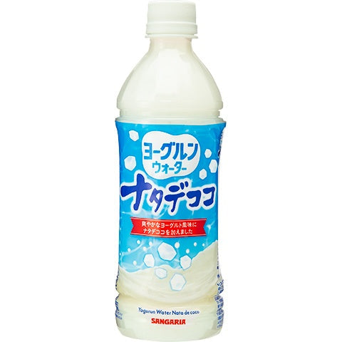 Sangaria Yogurun Water Nata de Coco Drink 500ml Japanese PET bottle