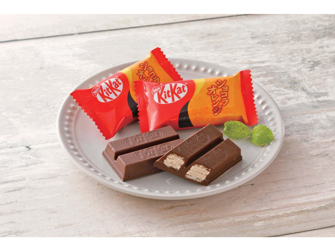 Nestle Japanese KitKat Mini Wafer Chocolate (Orange) 10 pcs Yui mart