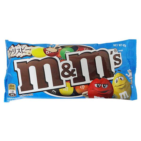 M&M's Crispy Chocolate Single Pack 42g front package