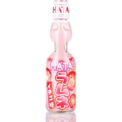 Hata Ramune Soda: Strawberry 200ML