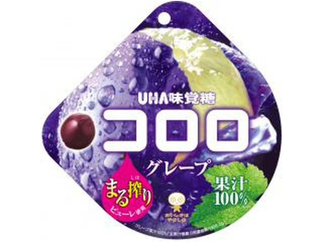 UHA Cororo Fruit Juice Gummy Candy Grape Flavor 40g Yui mart