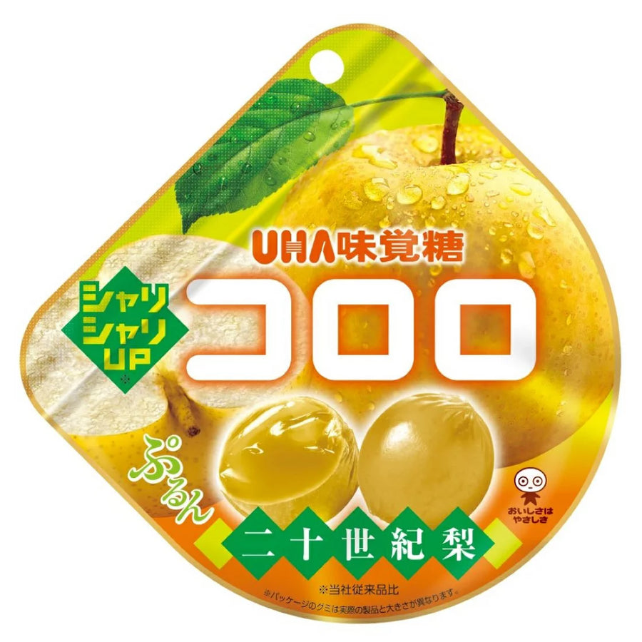 UHA Cororo  Fruit Juice Gummy Candy Pear  Flavor 40g Yui mart