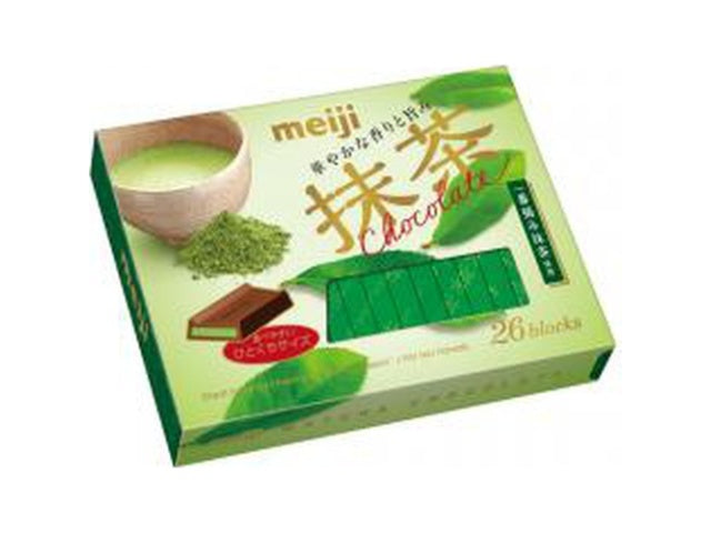 Meiji Matcha Chocolate Gift Box (26 pieces) Yui mart