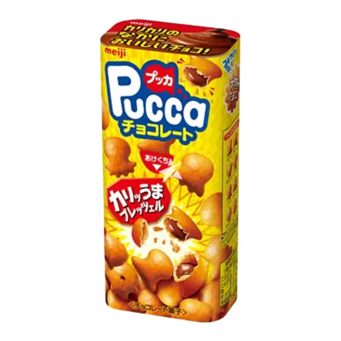 Meiji Pucca Chocolate Biscuit 39g Yui mart