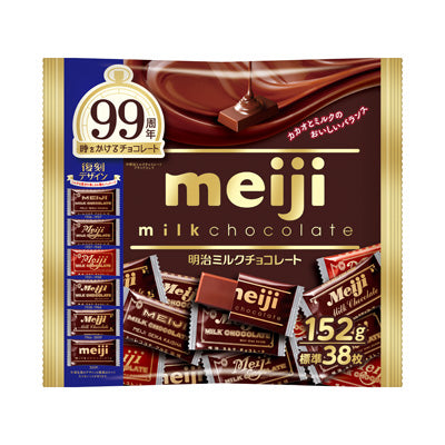 Meiji Milk Chocolate Big Pack 152g 99th anniversary Japanese chocolate package