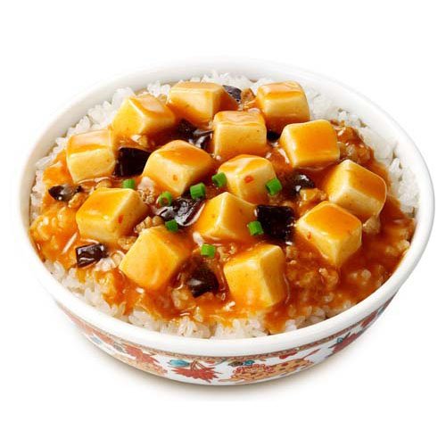 Marumiya Mapo Tofu Rice Bowl 297g medium spicy sauce and rice package