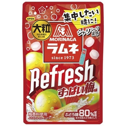 Morinaga Large Ramune Refresh Sour Plum 28g [ Yui mart