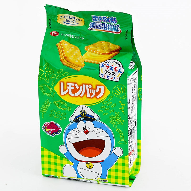 YBC Lemon Pack Lemon Cream Sandwich Crackers 16 Pieces YBC Yamazaki Biscuits
