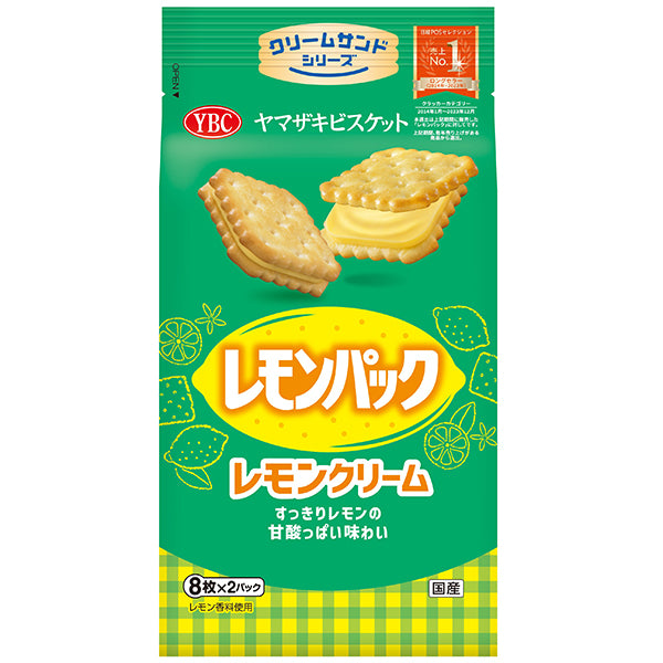 YBC Lemon Cream Sand Biscuit 5.24 oz Yui mart