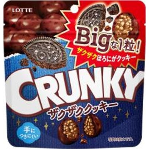 Lotte Crunchy Big Crunchy Cookies 72g Yui mart