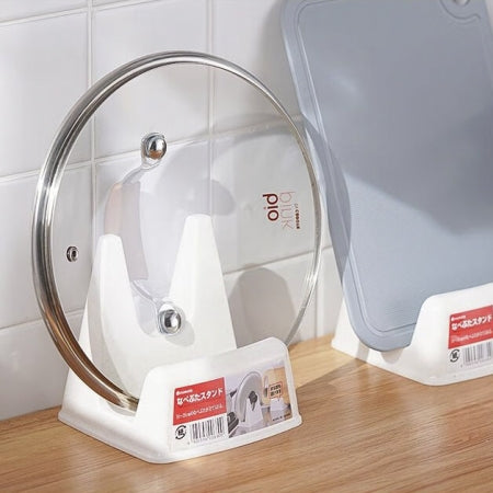 Japanese Plastic Cutting Board Stand Holder Cooking Pan Lid Stand Yui mart