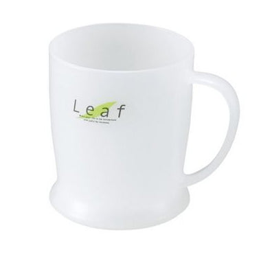 INOMATA LEAF CUP WITH HANDLE WHITE Yui mart