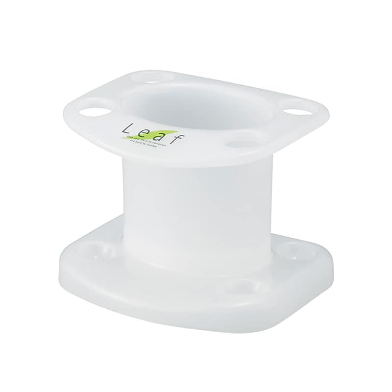 Japanese Toothbrush Holder Stand Leaf Series White Yui mart