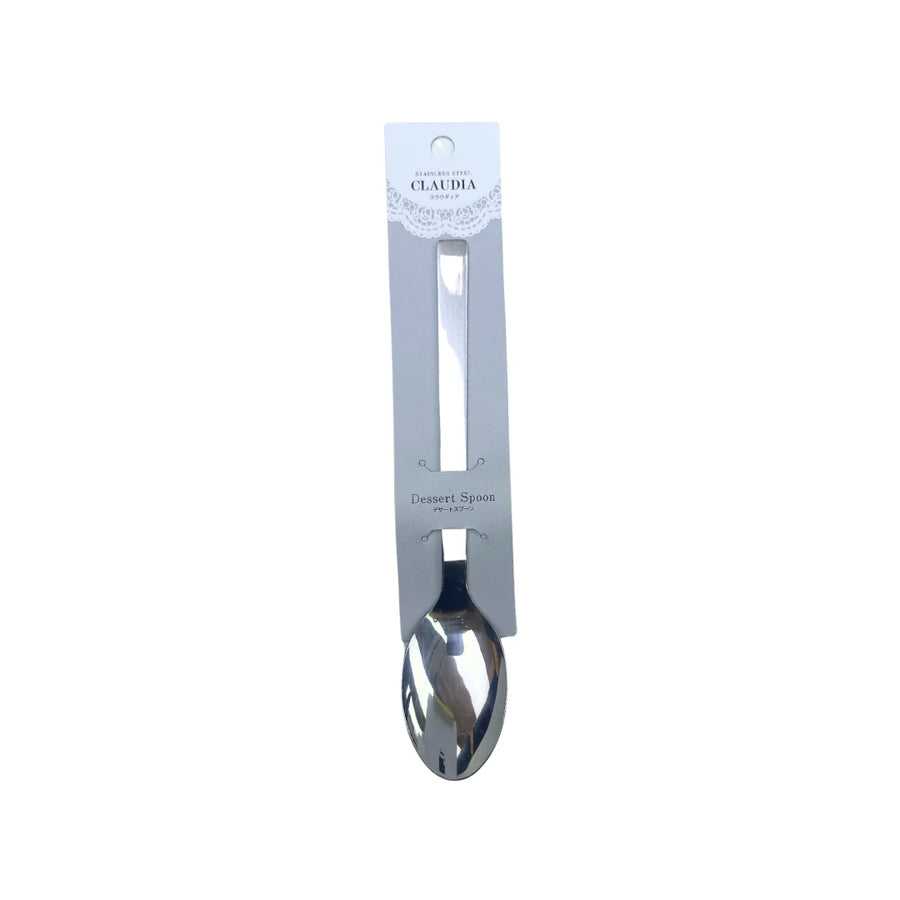 Claudia Stainless Steel Dessert Spoon 17.5cm – Made in Japan Claudia