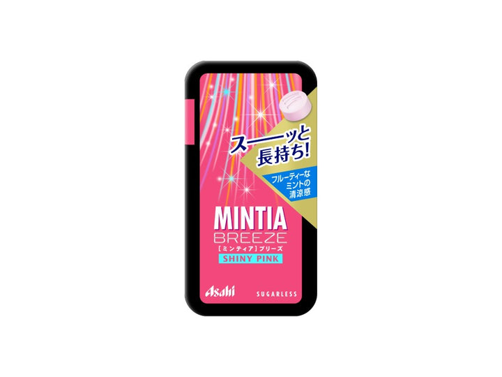 Asahi MINTIA Breeze Shiny Pink mint tablets 30 count official package