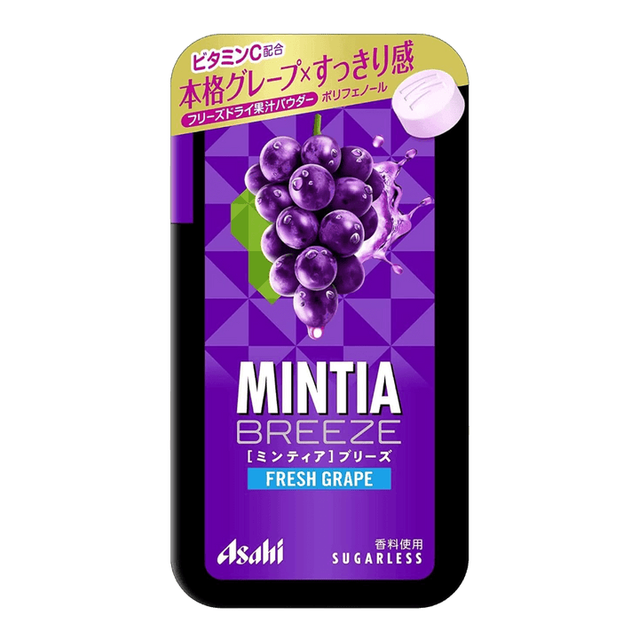 Asahi MINTIA Breeze Fresh Grape 22g transparent product image
