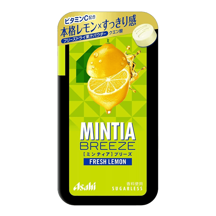Asahi MINTIA Breeze Fresh Lemon 22g transparent product image