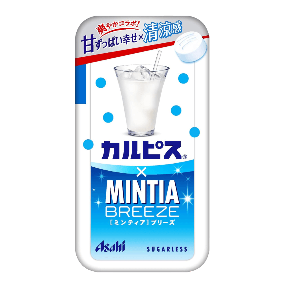 Asahi Calpis x MINTIA Breeze 22g transparent product image