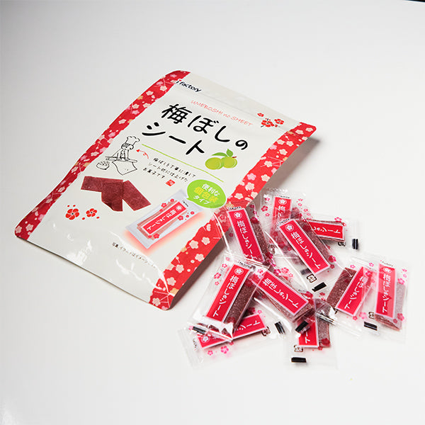 i Factory Umeboshi Plum Sheet Snack 35g Individually Wrapped i Factory