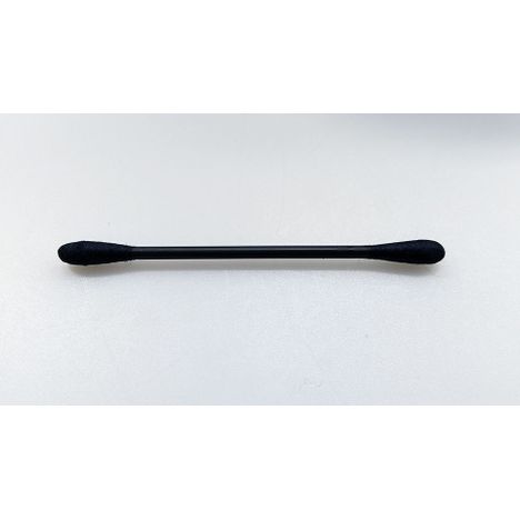 Plastic shaft black cotton swab 200P