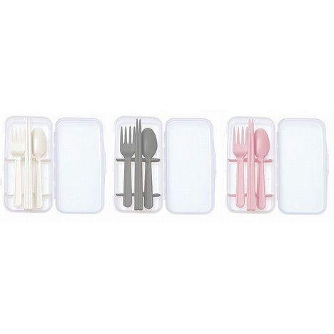 G & B Bento Utensil Set – Chopsticks, Spoon & Fork (Made in Japan)