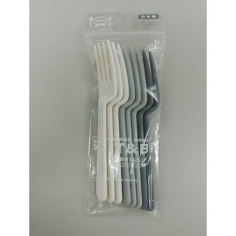 Yamada G&B Monotone Lunch Forks 8 Pieces Made in Japan