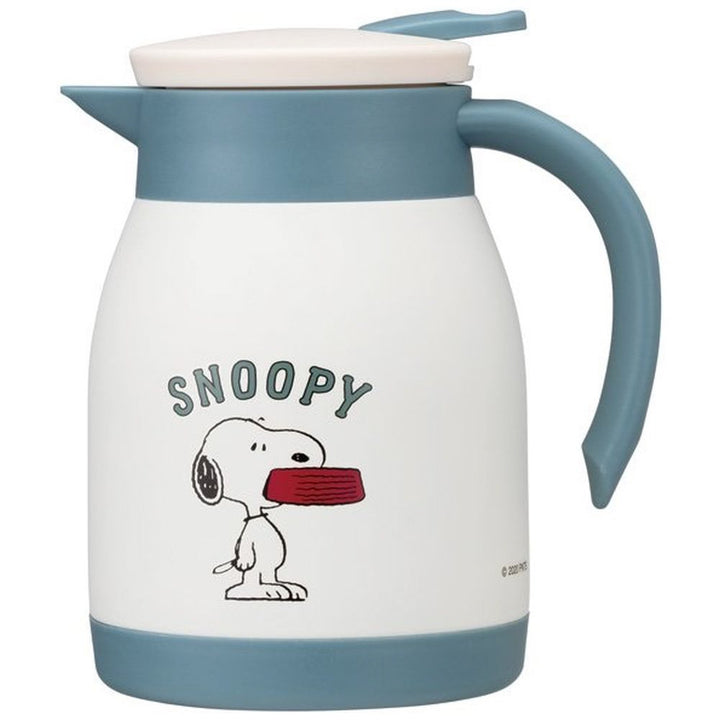 Skater SNOOPY stainless steel tabletop pot side front design