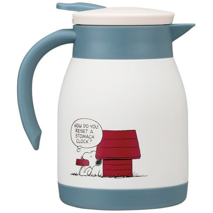 Skater VSP6 SNOOPY tabletop thermos back design with doghouse