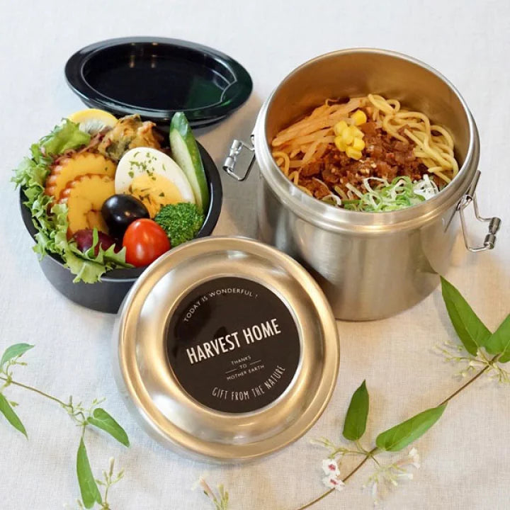 Skater Double-Layer Stainless Steel Six-Hour Heat Preservation Lunchbox 600ml