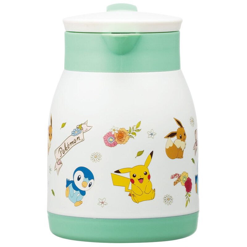 Skater Pokemon Antique 600ml insulated tabletop pot back view