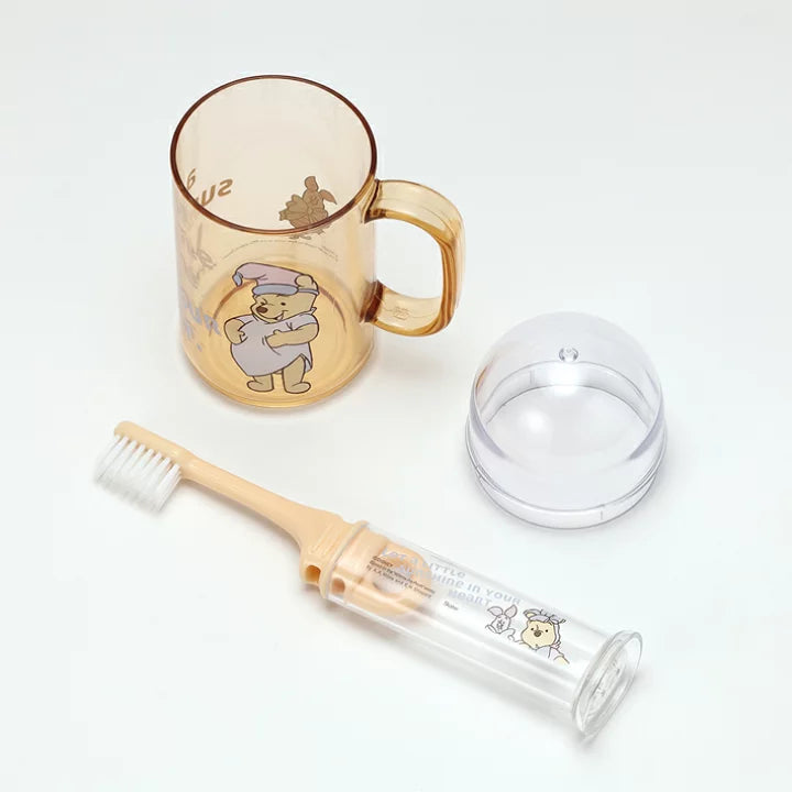 Disney Sanrio Portable Travel Toothbrush Set- Winnie