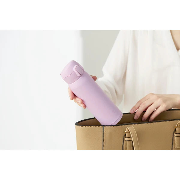 Zojirushi Stainless Steel Thermos Cup 480ml One-touch  Lightweight，Purple