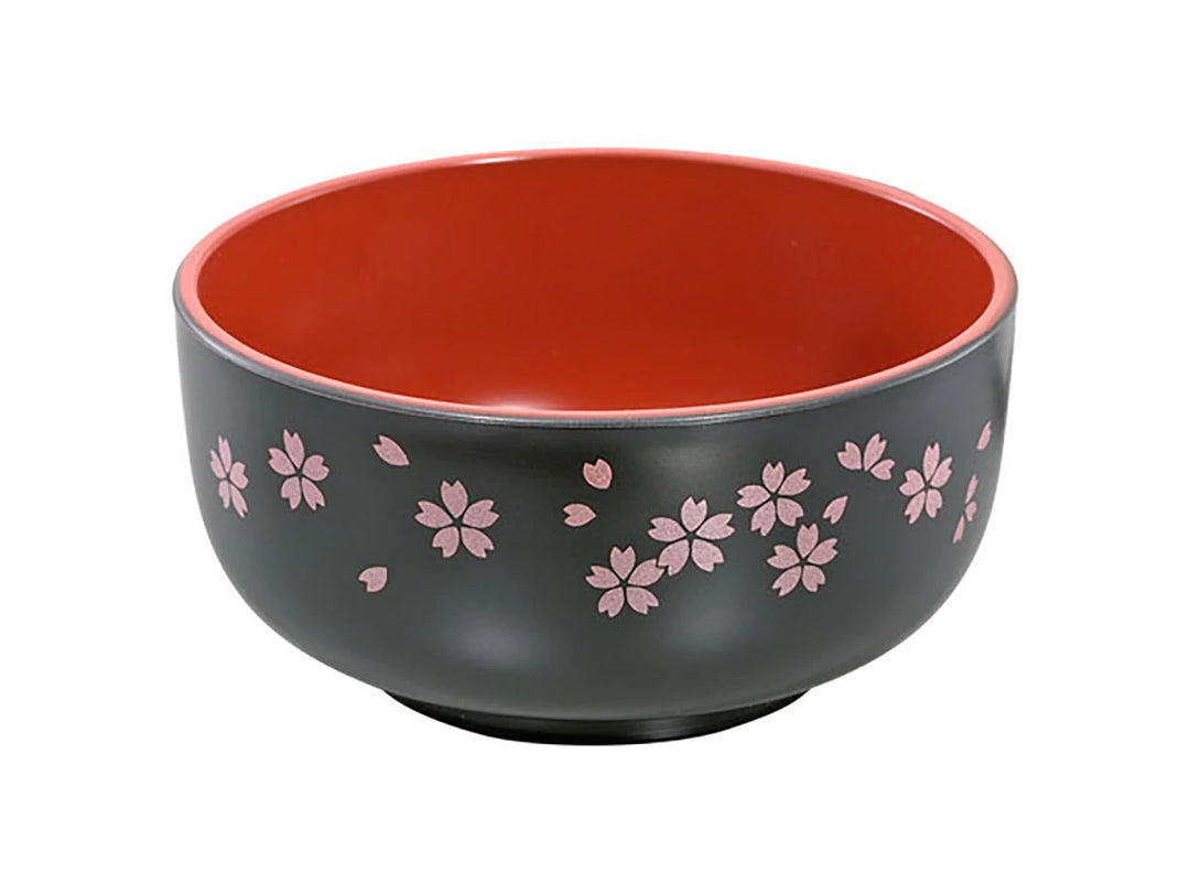 A middle bowl （Washing-up washing machine OK） Sakura Black,Size M
